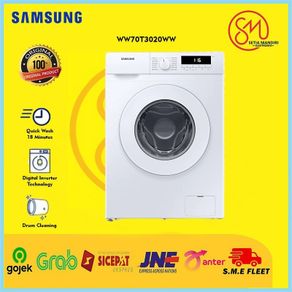 Samsung Mesin Cuci Front Loading 7 Kg Quick Wash 18" - WW70T3020WW