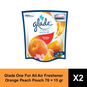 Glade One For All Air Freshener Orange Peach Pouch 70 + 15 gr x2