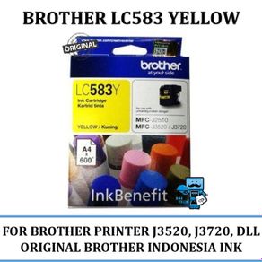 tinta brother lc-583 ink tinta original brother (yellow)