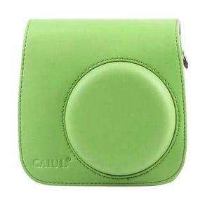 Caiul Godric Leather Bag Camera for Fujifilm Kamera Instax Mini 8 or 9 - Lime Green