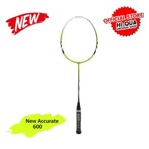 32lbs! hi-qua new accurate raket badminton karbon - hijau