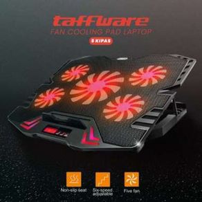 COOLING PAD LAPTOP 5 KIPAS - BLACK