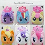 Tas Ransel Backpack Anak Boneka My Little Pony Size M Import