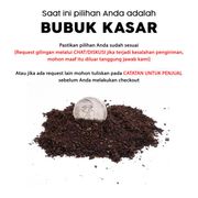 kopi arabica papua wamena 200 gram light roast (biji/bubuk) - bubuk kasar