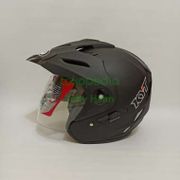 Limited Helm Kyt Venom Rr2 Black Doff/Hitam Doff Double Visor Half Face New