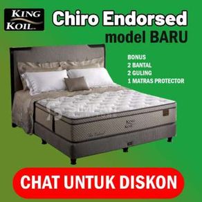 King Koil New Chiro Endorsed - Model Terbaru - Asli 100% King Koil
