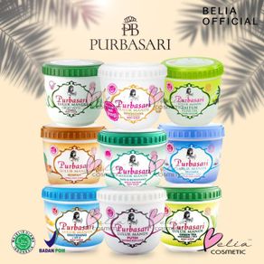 purbasari lulur mandi | body scrub 125 ml | 235 ml (bpom) - lulur putih 235gr