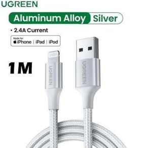 UGREEN Kabel Charger USB To Lightning iPhone 6 7 8 MFI Cable Fast 2.4A - BLACK
