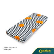 Quantum Travel Bed Orange 8cm Edition - Kasur Busa / Lipat / Gulung