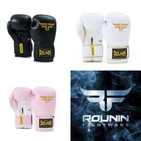 rounin fightware gloves contender glove boxing sarung tinju muaythai - Putih 8