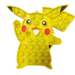 GLO - FoxMind Mainan Pokemon Pop It Fidget Toys Stress Pikachu - 461218 Warna Kuning