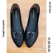 Sepatu Flatshoes wanita Yongki Komaladi Hitam  HT07