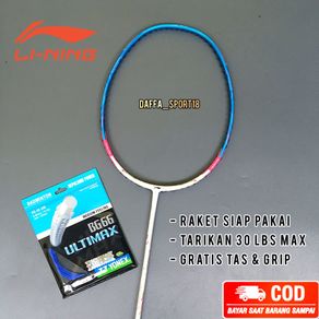 RAKET BADMINTON BULU TANGKIS TECTONIC 7 INSTINCT ASEAN PREMIUM 30 LBS SIAP PAKAI GRATIS TAS DAN GRIP