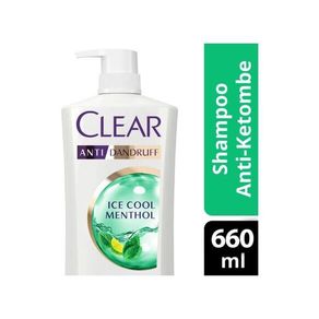 CLEAR Shampoo Anti Ketombe Ice Cool Menthol 660ml(Baru)/CLEAR Shampoo Anti Ketombe 660ml