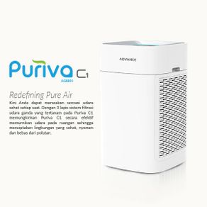 ADVANCE - Air Purifier Puriva C1 (AS8801) - HEPA Filter Saringan Penjernih dan Penyaring Udara Ruangan