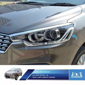 garnish depan all new ertiga 2018 head lamp garnish chrome