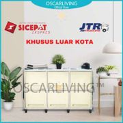 Lemari Plastik 2 Susun Club Flip Triple Tcfr Cream Rattan - Murah