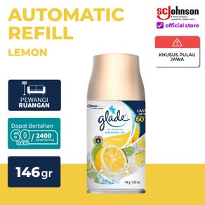 glade matic spray lemon refill 146gr - aerosol (khusus pulau jawa)