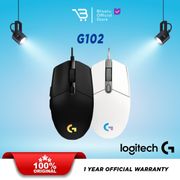 logitech g102 lightsync gaming mouse - hitam