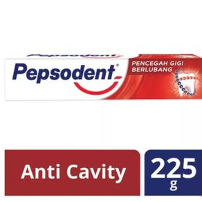 pasta gigi Pepsodent anti cavity 225gr/ odol Pepsoden merah 225 gr