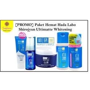 [Promo] Paket Hemat Lengkap Hada Labo Shirojyun Ultimate Whitening