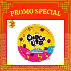 Chocolito Rich Choco Mini Chocolate Cookies With Chocochips 150 Gr Kaleng Terlaris Mirip Good Time