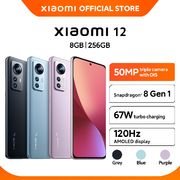 Xiaomi Official Xiaomi 12 (8/256GB) Snapdragon® 8 Gen 1 50MP Triple Kamera Layar AMOLED 6,28” 120Hz 4500mAh