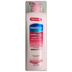 vaseline perfect 10 hand body vaselline whitening & anti aging 400ml