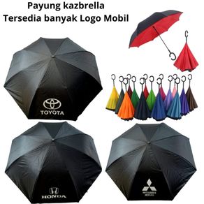 Payung Mobil Logo Merk Mobil Upside Down Umbrella
