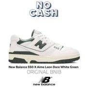 New Balance 550 X Aime Leon Dore White Green 100% Original BNIB
