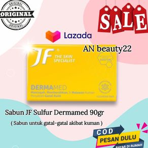 Sabun Batang JF SULFUR DERMAMED 90gr Facial Soap Bar / Sabun gatal Kulit