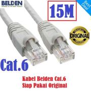 Kabel LAN UTP Belden Cat 6 15M - Cat6 Belden Original Siap Pakai 15 Me