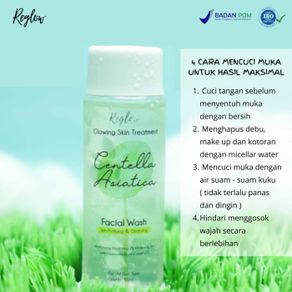 reglow glowing skin treatment facial wash original