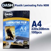 Plastik Laminating Press A4 Premium Quality DASH size 220 x 308 mm Murah