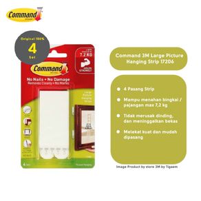 Large Picture Hanging Strips 3M Command 17206