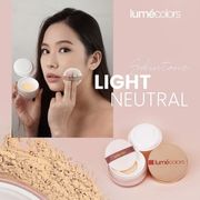 lumecolors bedak tabur loose powder shade light neutral - light