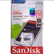memory card micro sd sandisk ultra class 10, 64 gb 80 mb Bulan ini aja kak! Diskon