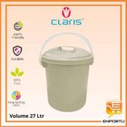 CLARIS Ember Plastik 27 Liter EMB 27 RE ada Tutup dan Handle/Ember Pax