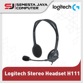 logitech stereo headset h111 original