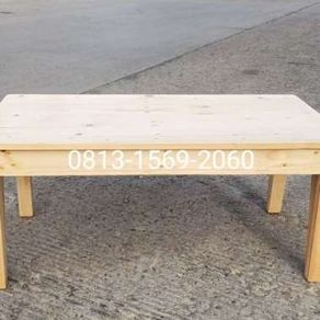 Meja lesehan jati belanda