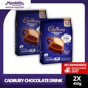 Cadbury Minuman Cokelat 3 in 1 2 x 450 gr