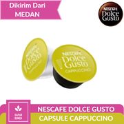 capsule ndg nescafe dolce gusto eceran variant pack dikirim dari medan - cappuccino 3 box isi 36