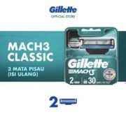 Gillette Mach3 Mach 3 Fit All Mach3 Handles Refill Cartridge Isi 2