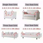 COVER SOFA SEATER sarung sofa elastis stretch elastic - TETES AIR - 1 Seater