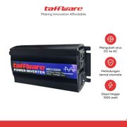 Taffware Car Power Inverter Pure Sine Wave DC 12V to AC220V 1000W
