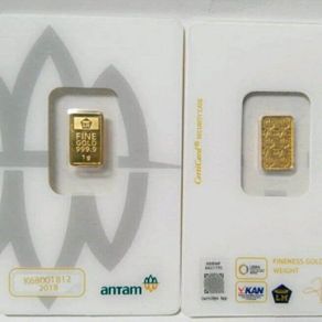 logam mulia LM emas fine gold ANTAM 5gr (5 gram