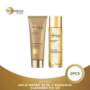 Bio-Gold Gold Water 30 Ml+Bio Essence Bio-Gold Radiance Cleanser 100Gr