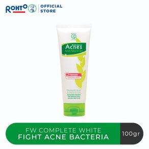 acnes natural care - face wash acnes complete white - 100 gr
