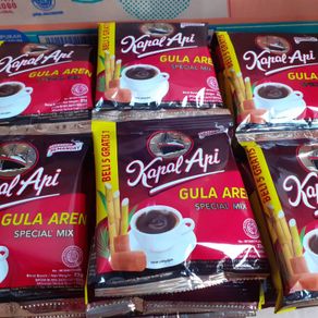 KOPI KAPAL API GULA AREN 12 SACHET BELI 5 GRATIS 1 23 G