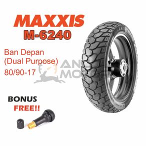 Maxxis M6240 Ban Belakang Vixion Jupiter MX W175 90/90-17 Tubeless Motor Bebek Sport FREE!! Bonus Pentil